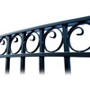 Aleko ALEKO DG12PARSSW Paris Style Iron Single Swing Driveway Gate 12' DG12PARSSW